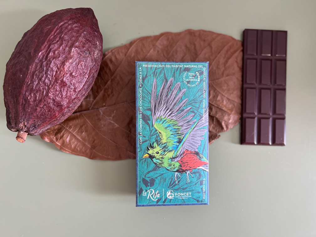 Conoce esta barra de chocolate en pro de la conservación del quetzal