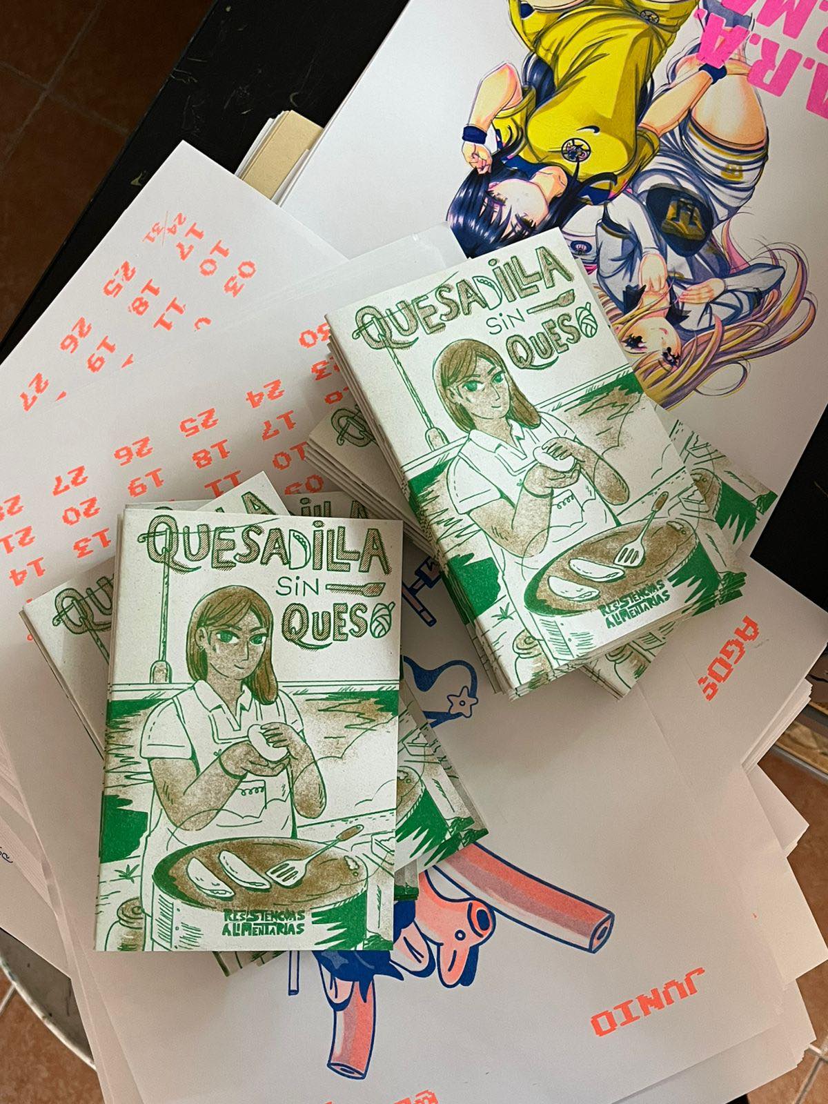 Quesadilla sin queso, fanzine de Resistencias Alimentarias